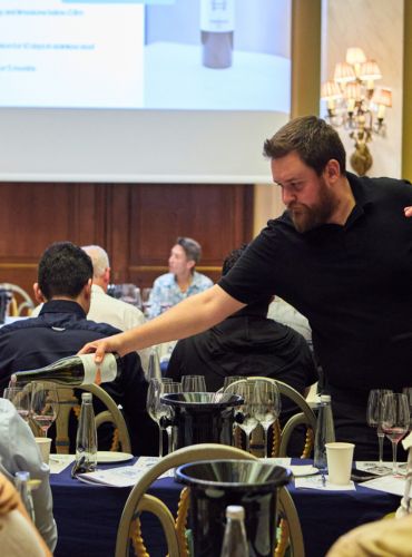 Professional corporate wine tasting hosting in Athens by Cinque Wine and Deli
